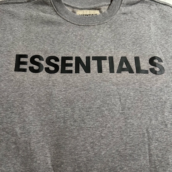 Essentials Heather Gray Crewneck